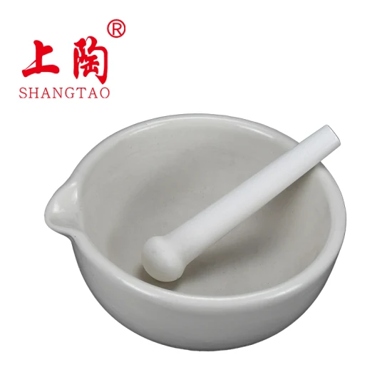 Corundum Alumina Ceramic Mortar and Pestle for Grinding